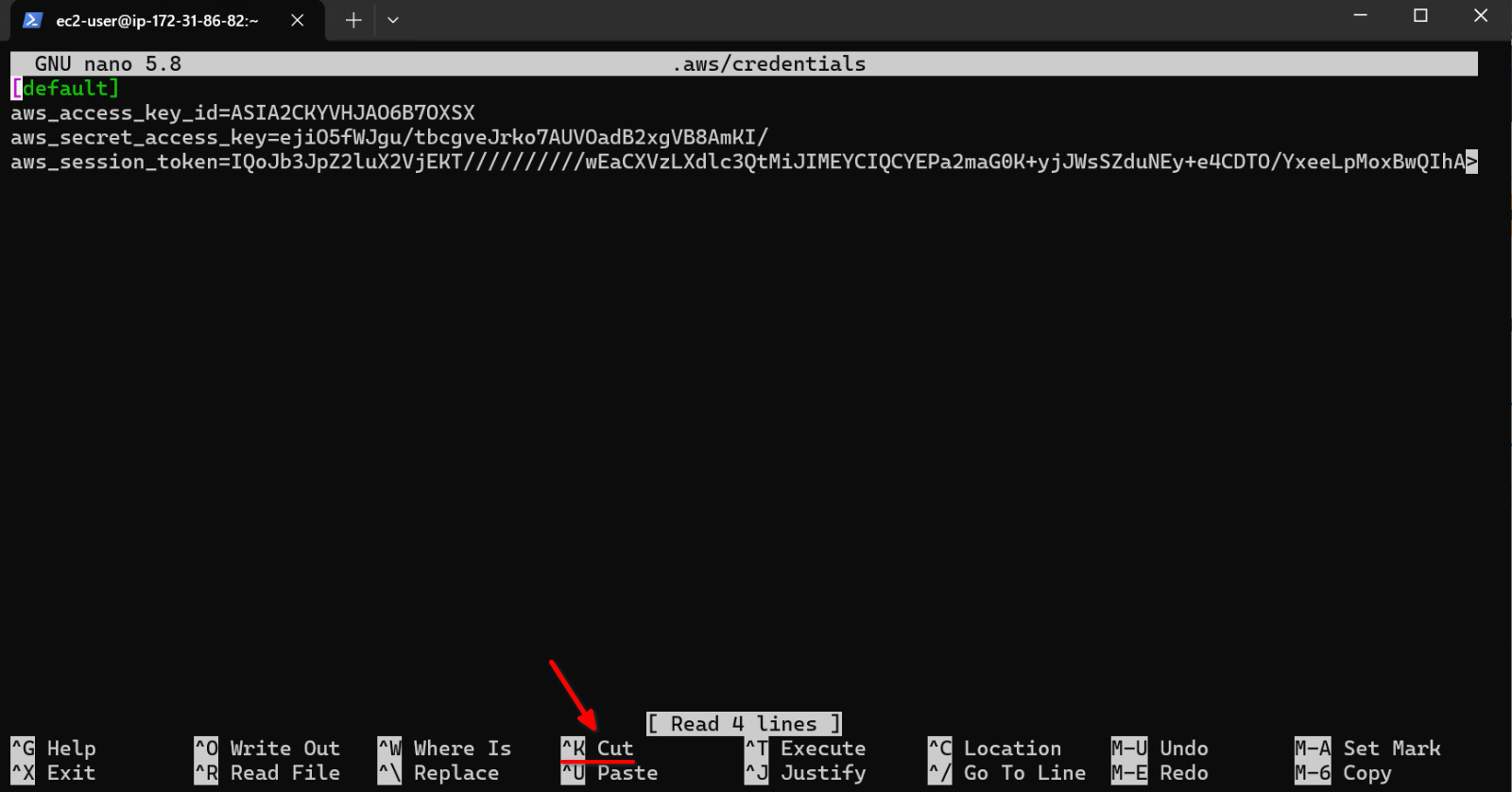 AWS Dashboard