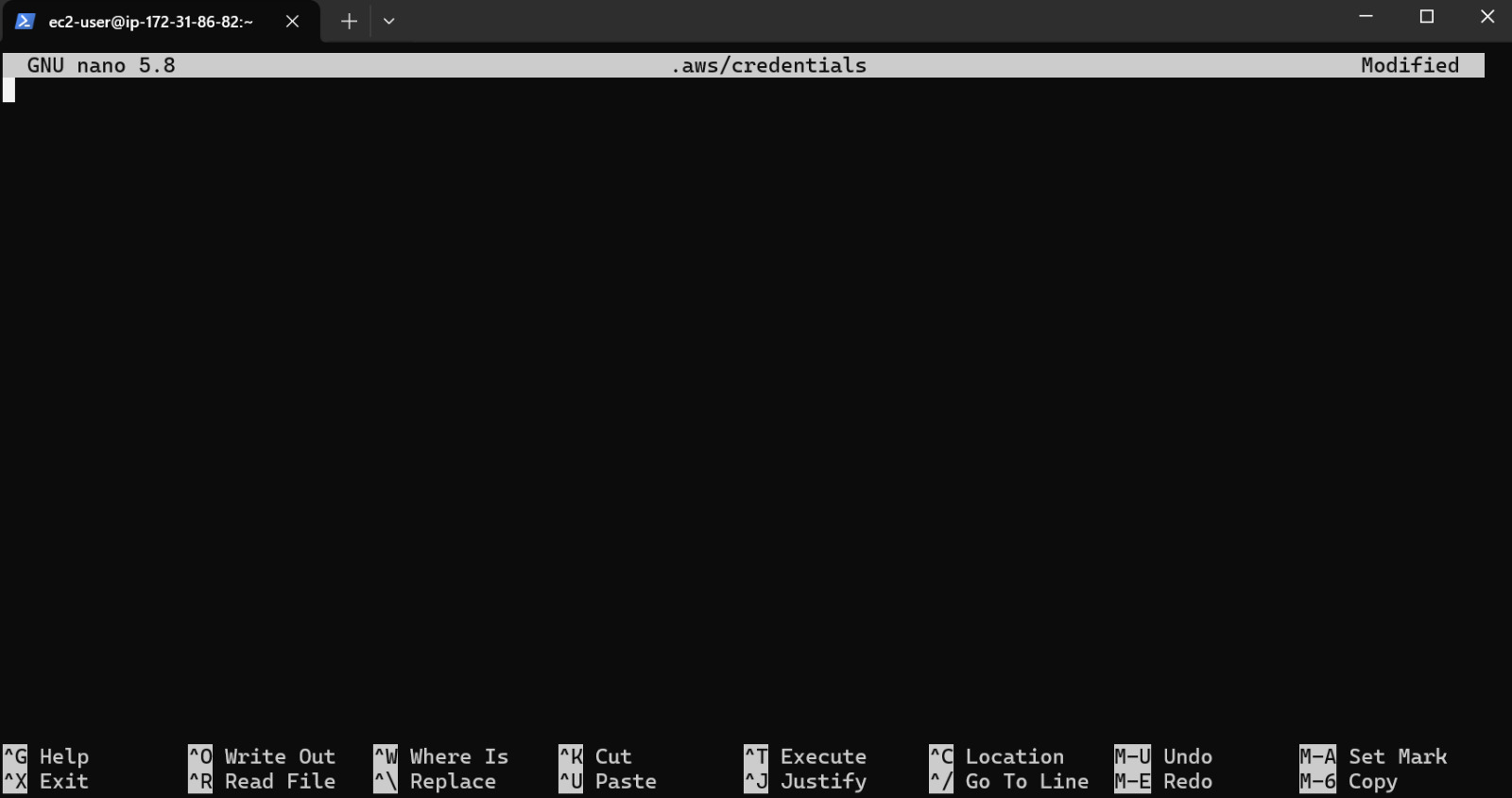 AWS Dashboard